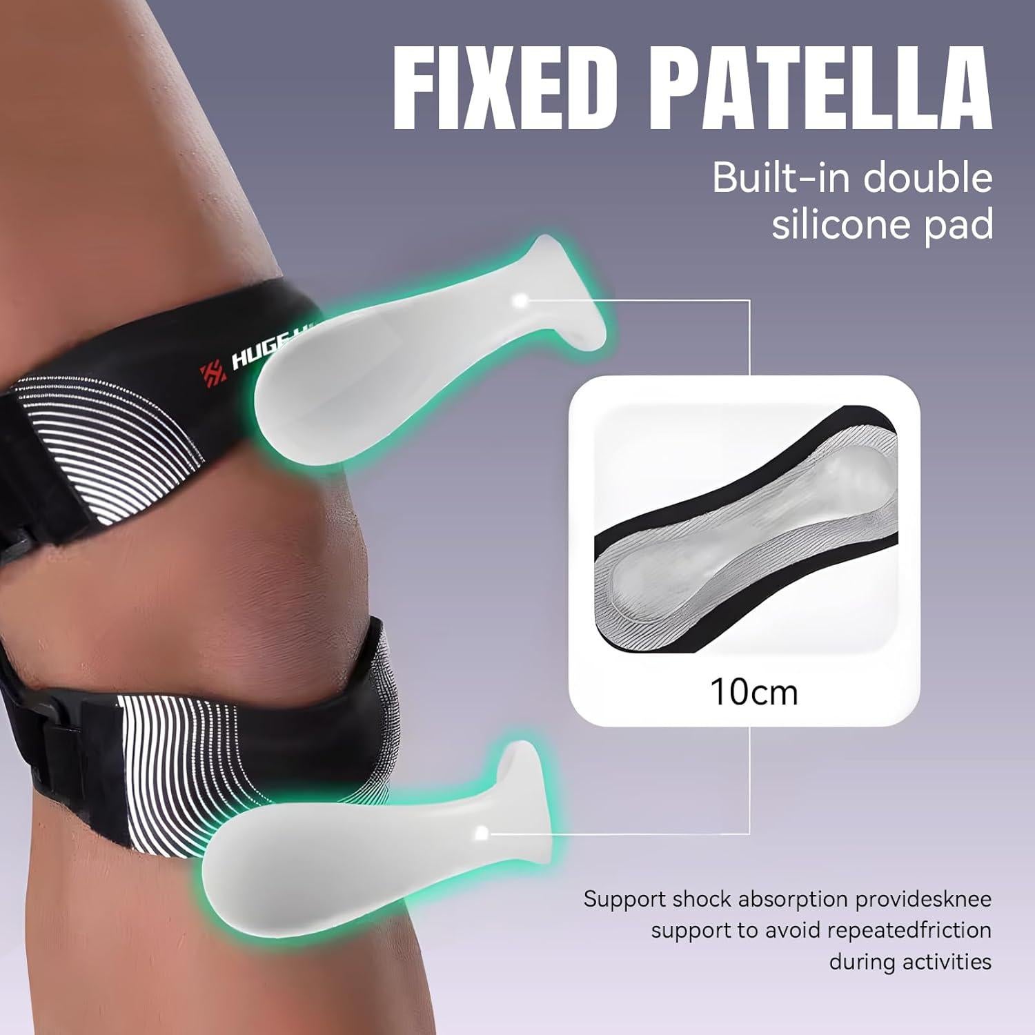 Férula Rodilla Ajustable Huge Hill - Compresión Transpirable
