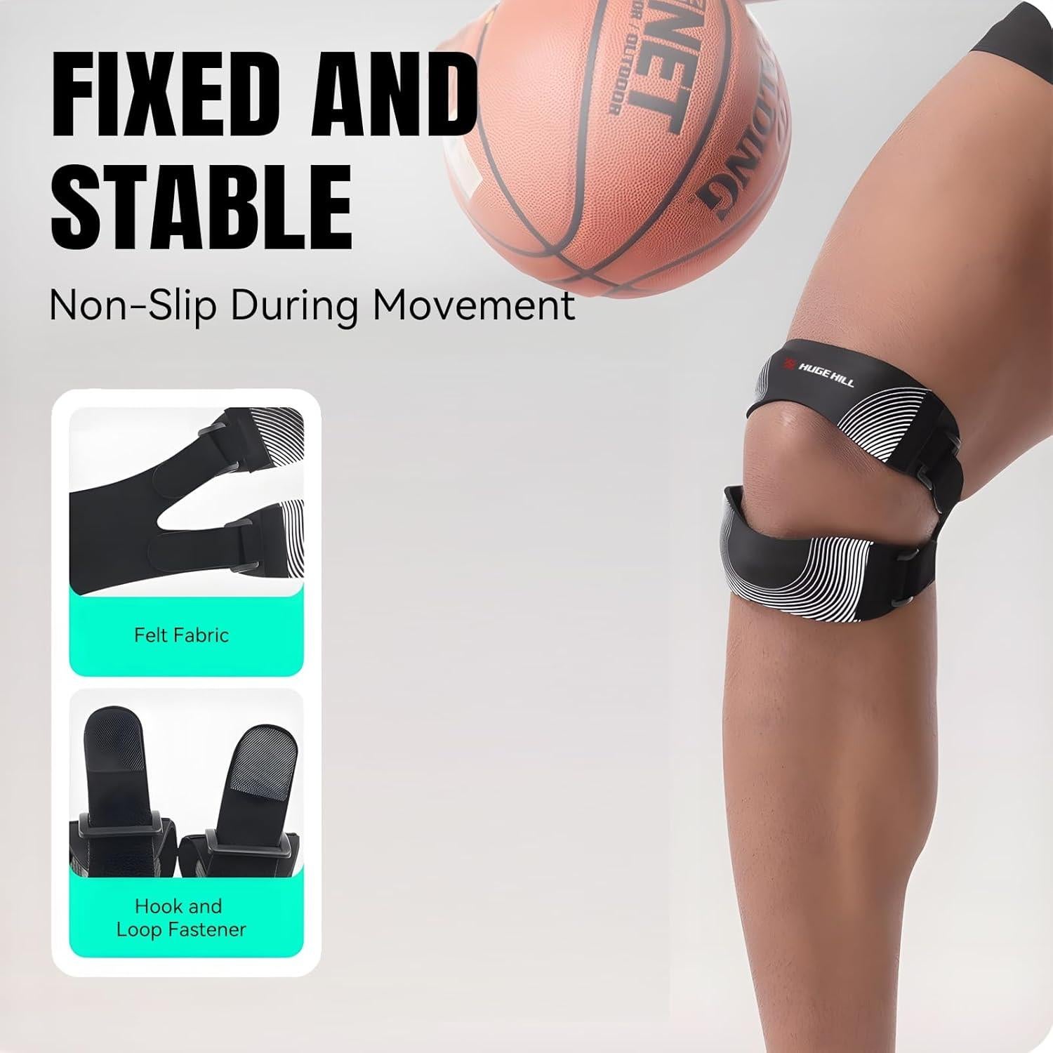 Férula Rodilla Ajustable Huge Hill - Compresión Transpirable