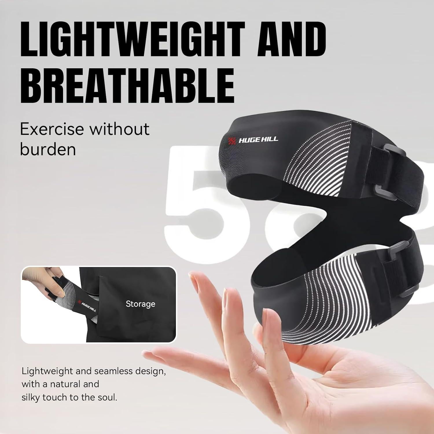 Férula Rodilla Ajustable Huge Hill - Compresión Transpirable