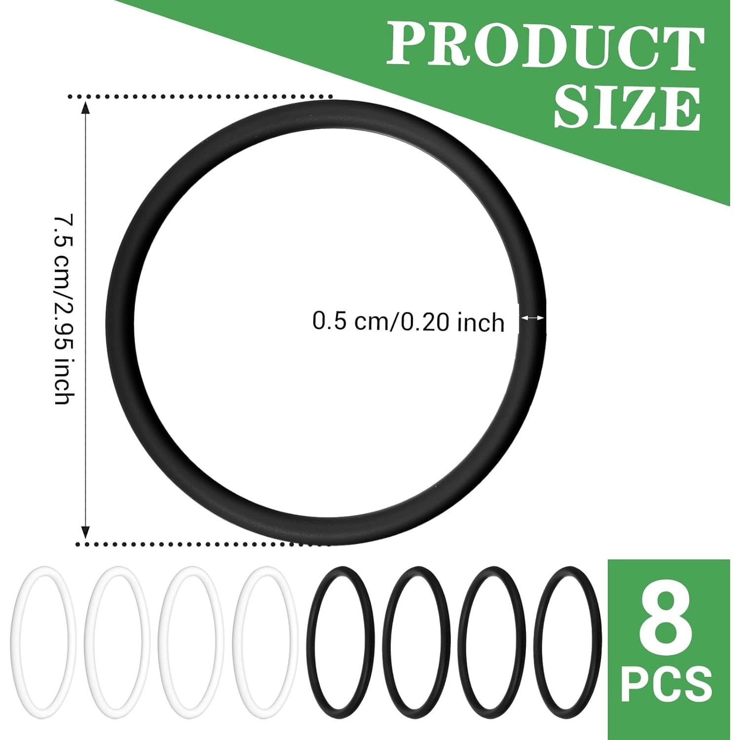 8 Bandas de Soporte Patelar LXUEJIE para Rodilla - Silicona