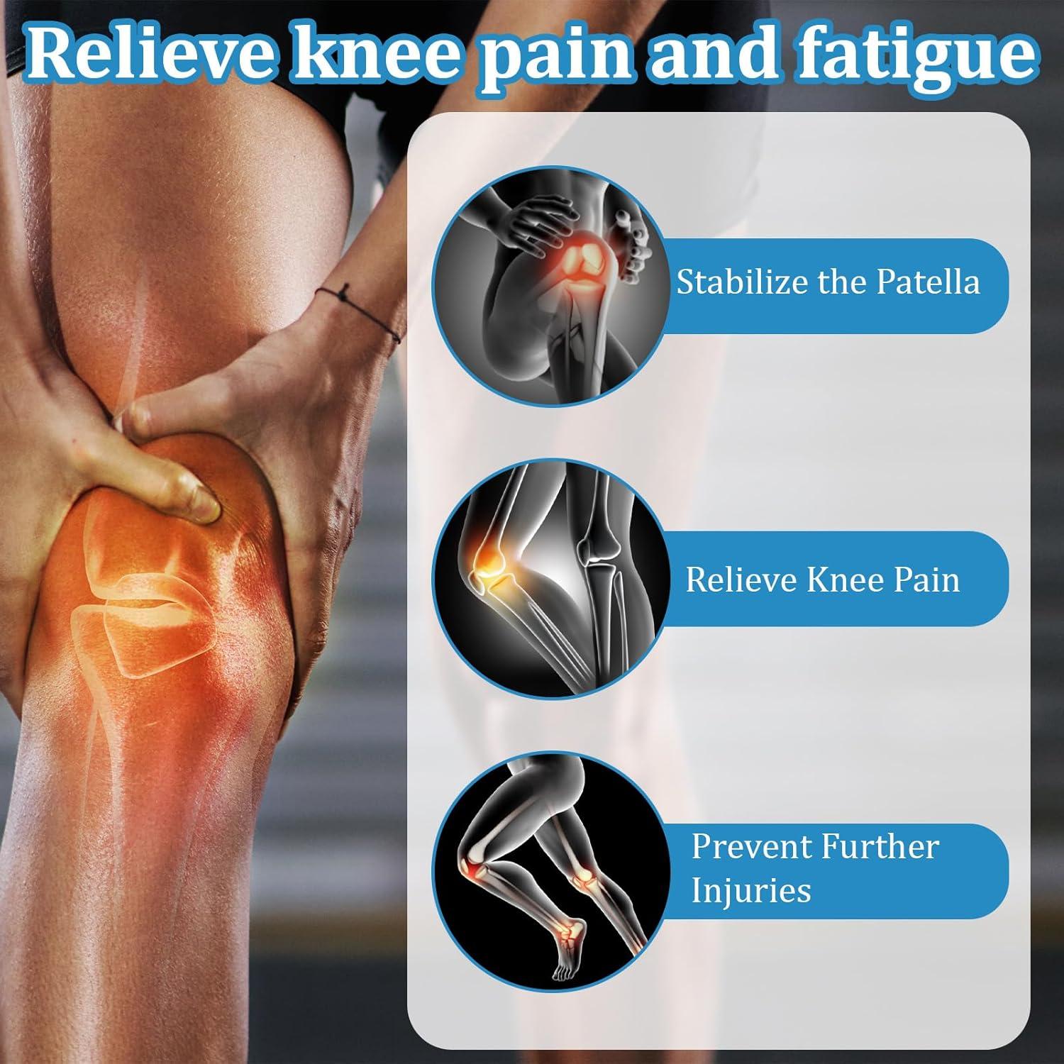 6 Fajas de Soporte para Tendón Patelar COMNICO - Alivio Dolor Rodilla