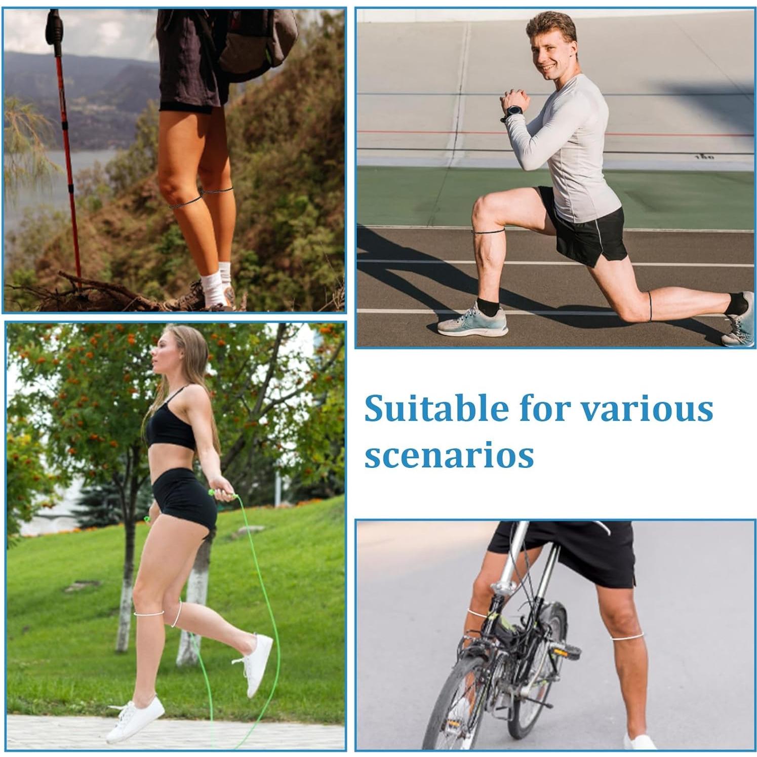 6 Fajas de Soporte para Tendón Patelar COMNICO - Alivio Dolor Rodilla