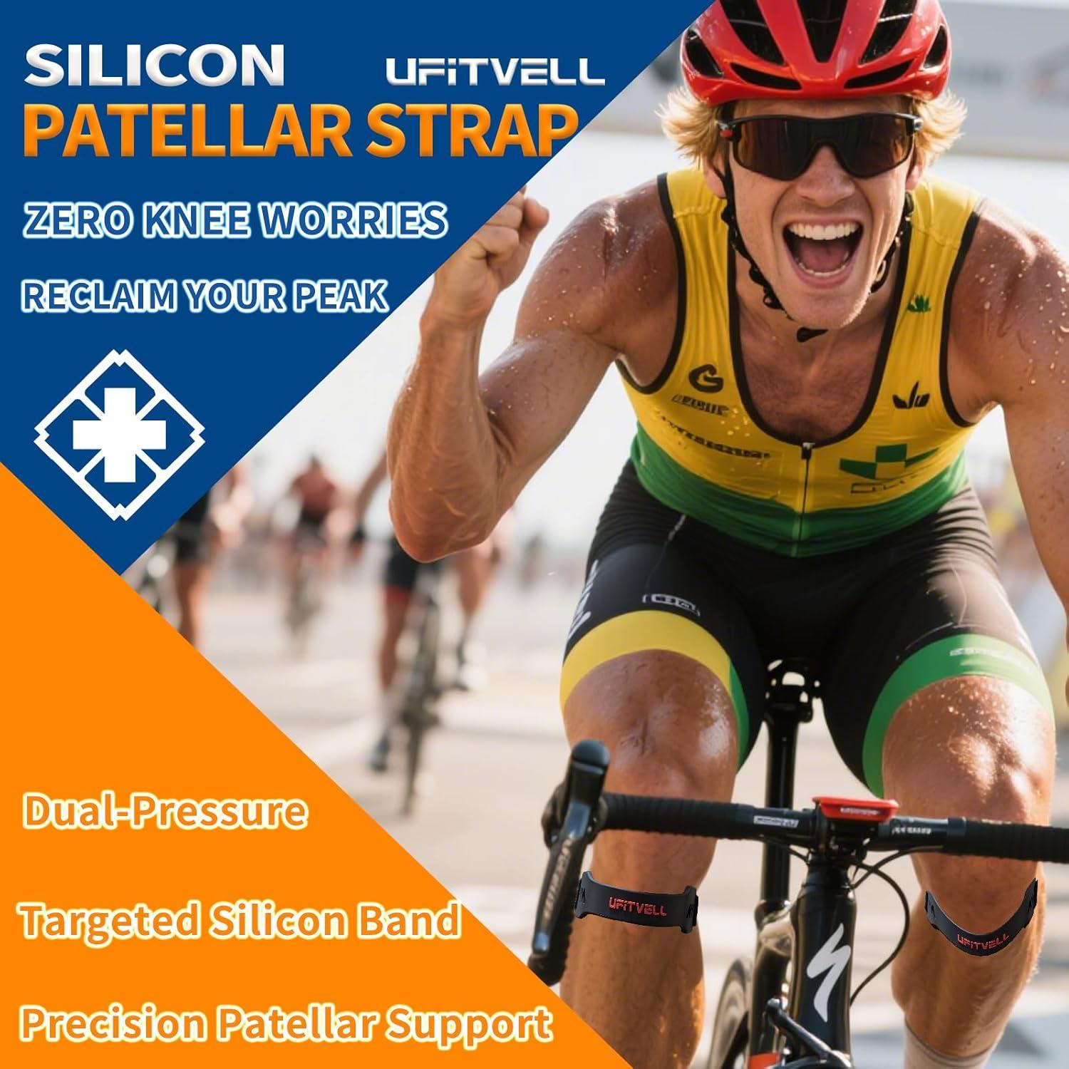 Correa de Soporte Patelar Ajustable - Alivio Dolor Rodilla