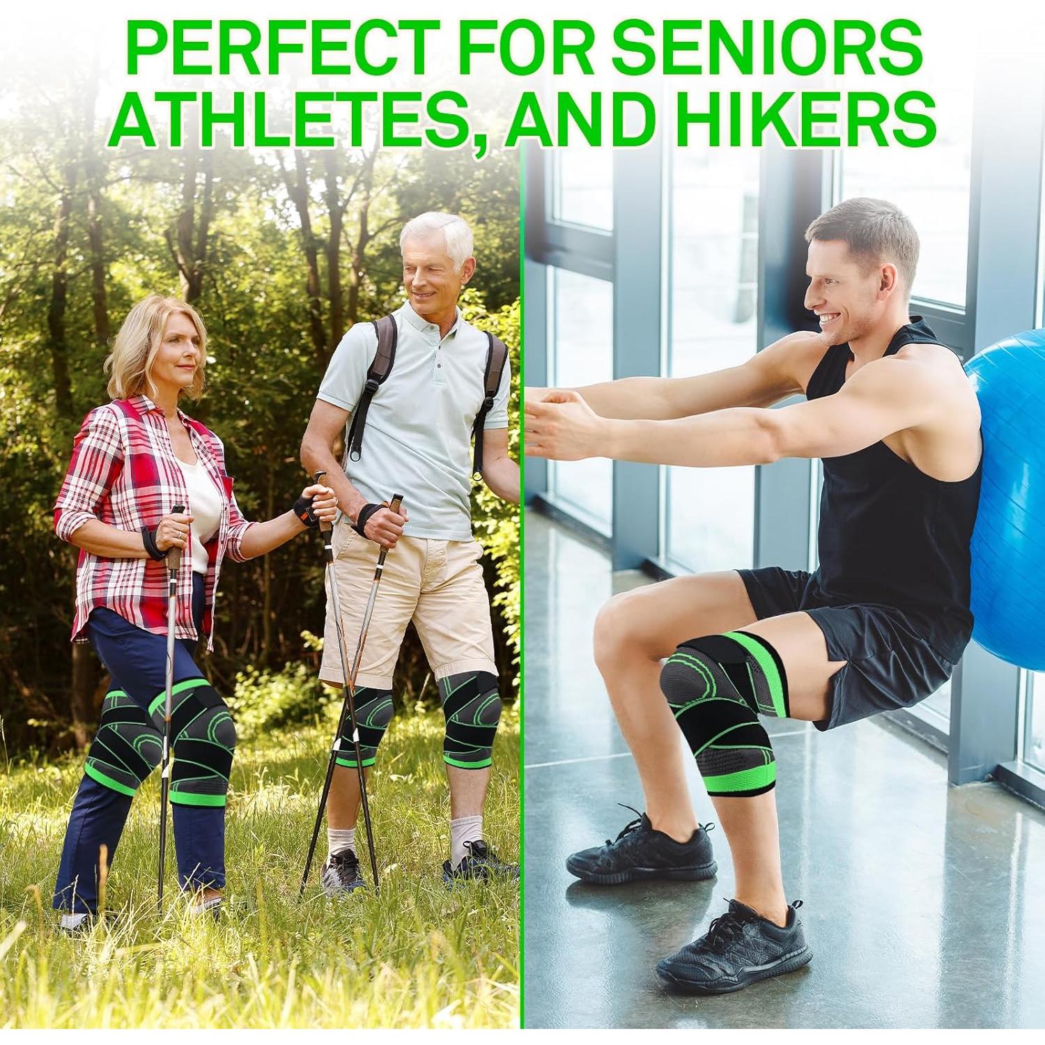 Manga de Rodilla Ajustable RakRlek - Soporte para Artritis y Lesiones