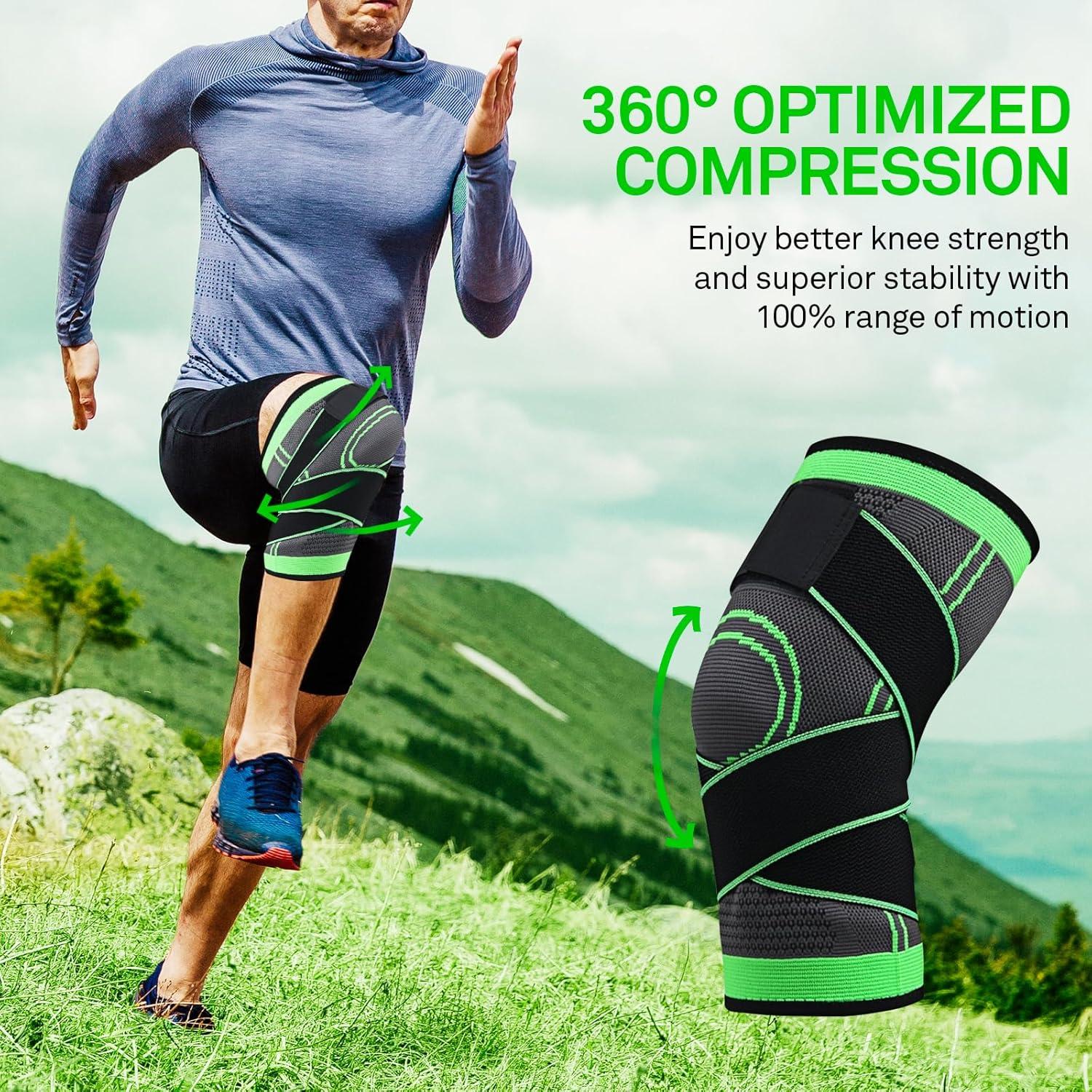 Manga de Rodilla Ajustable RakRlek - Soporte para Artritis y Lesiones