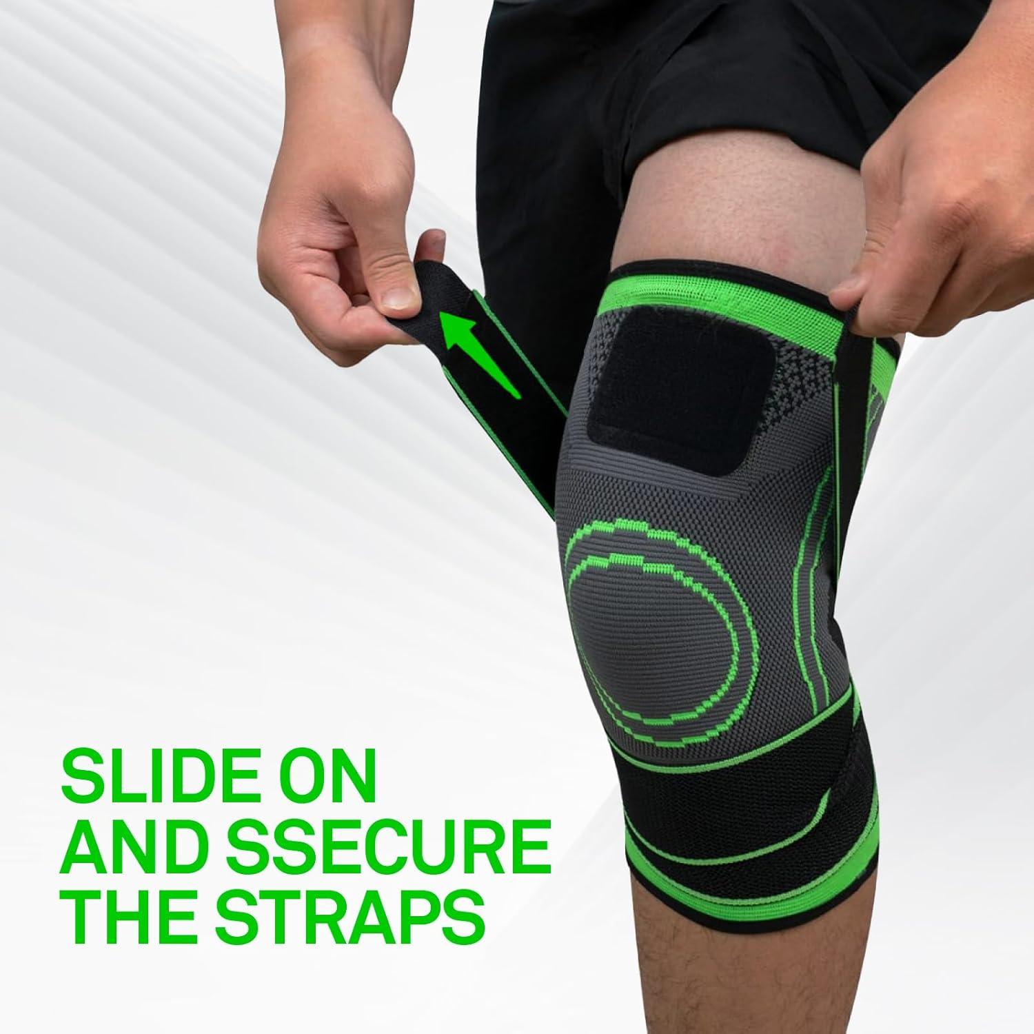 Manga de Rodilla Ajustable RakRlek - Soporte para Artritis y Lesiones