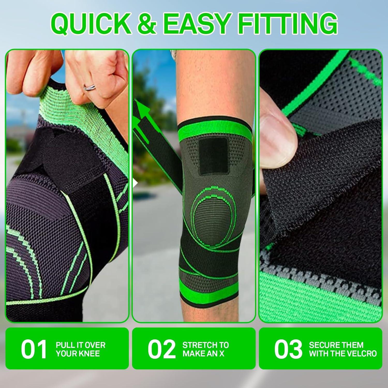 Manga de Rodilla Ajustable RakRlek - Soporte para Artritis y Lesiones