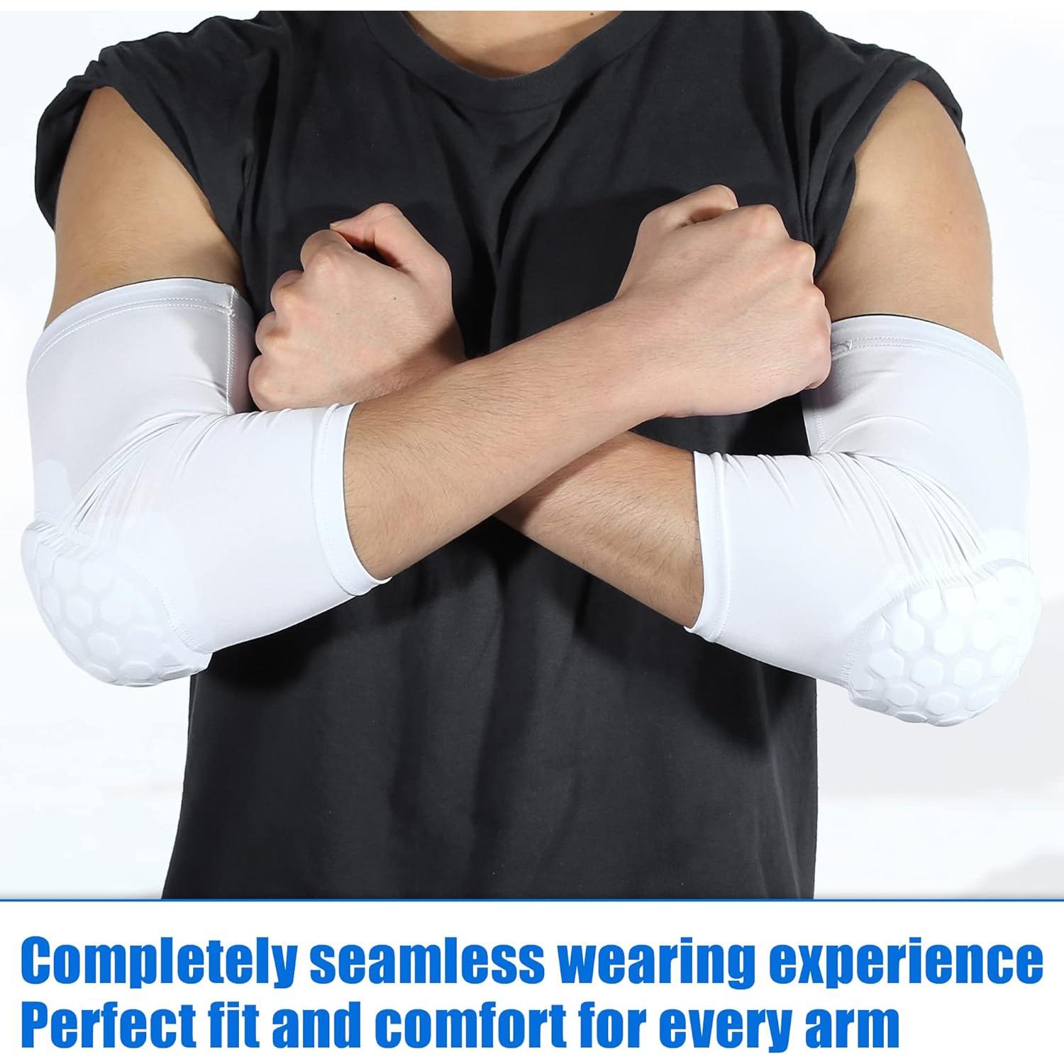 Faja de Codo VOCOSTE 2pcs Soporte Compresión Talla M Blanca