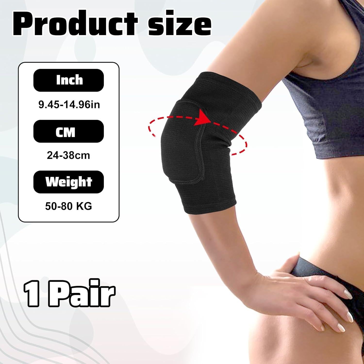 Almohadillas de Compresión para Codos XLIUAX - Soporte Deportivo