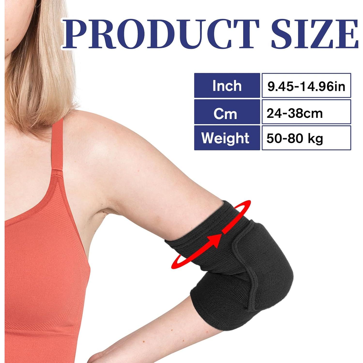 Almohadillas para Codos Deportivas Aiyorse - 2 Pares Transpirables