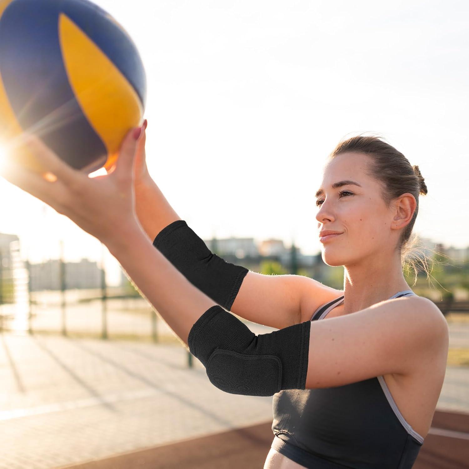 Almohadillas para Codos Deportivas Aiyorse - 2 Pares Transpirables