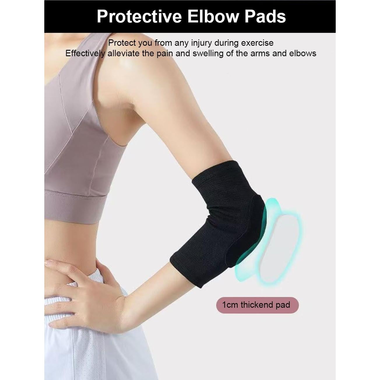 Almohadillas para Codos EVA Transpirables - Unisex - 2 Pcs