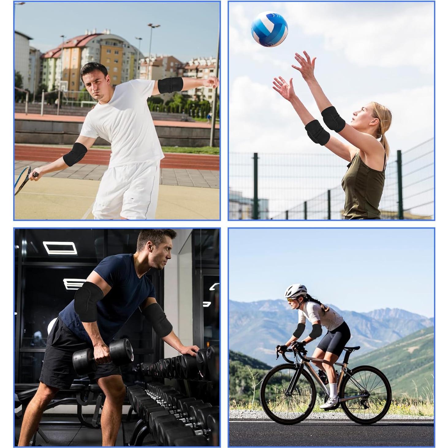 Protectores de Codo ValueBargain para Mujeres - Almohadilla de Gel