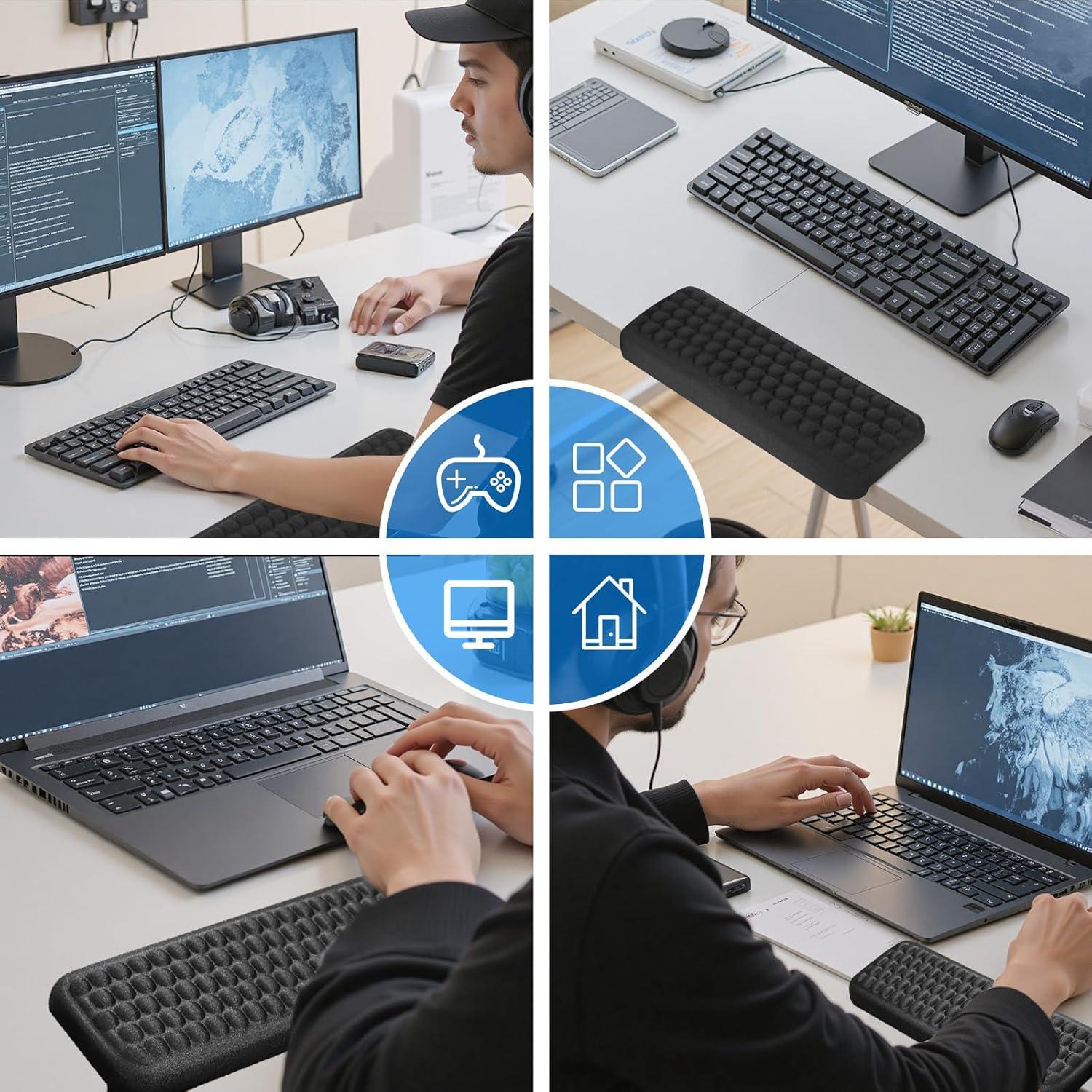Almohadilla Ergonómica ShtNeeg para Escritorio en L - 2 Piezas