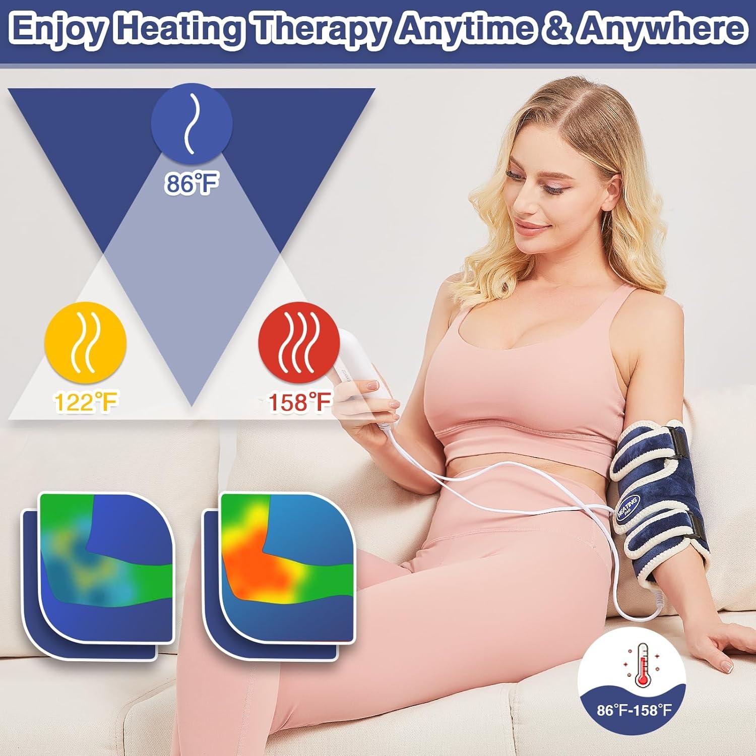 Almohadilla Térmica Eléctrica AOBOCO para Codo 49x24cm