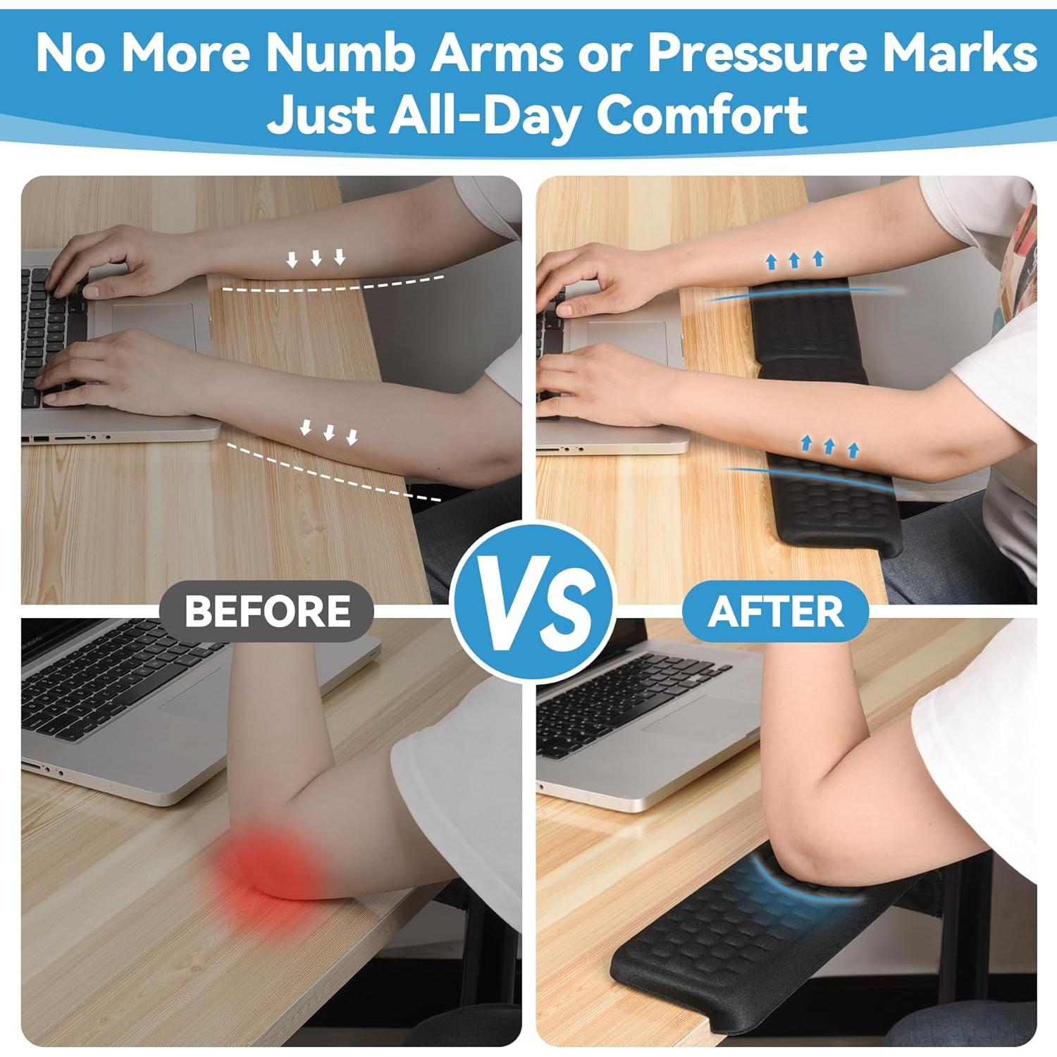 Almohadilla ergonómica L Utllsitm 2 piezas espuma viscoelástica