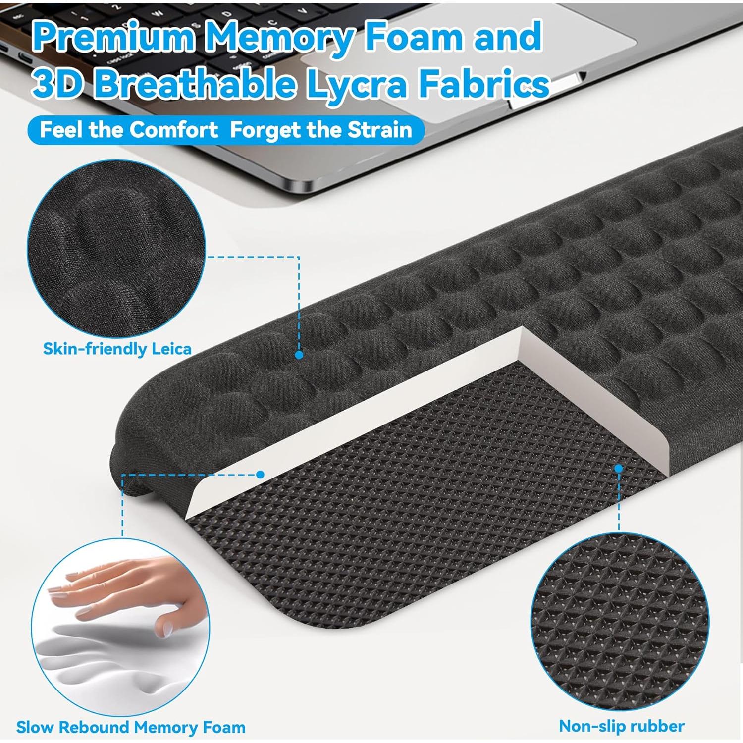 Almohadilla ergonómica L Utllsitm 2 piezas espuma viscoelástica