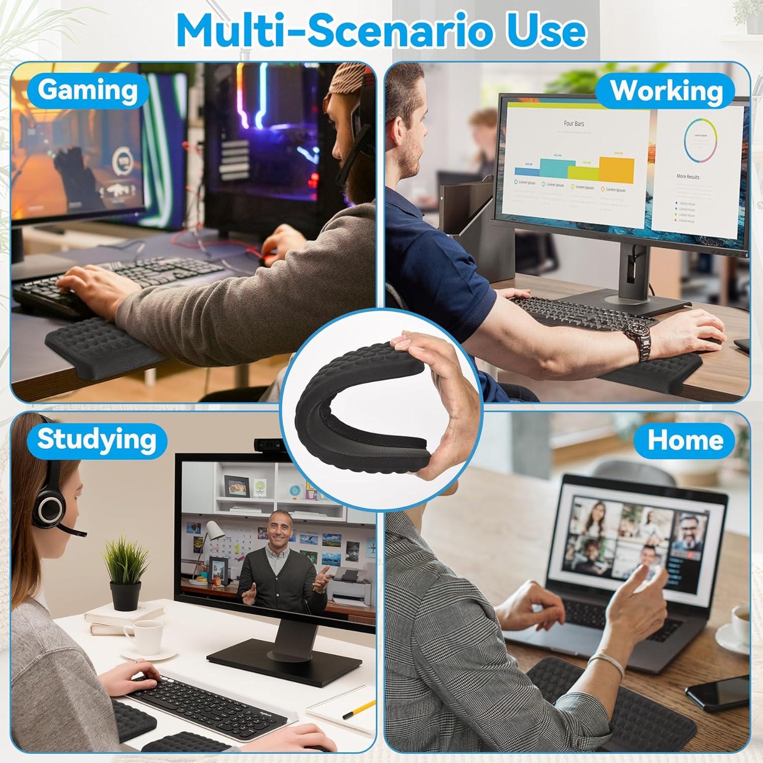 Almohadilla ergonómica L Utllsitm 2 piezas espuma viscoelástica