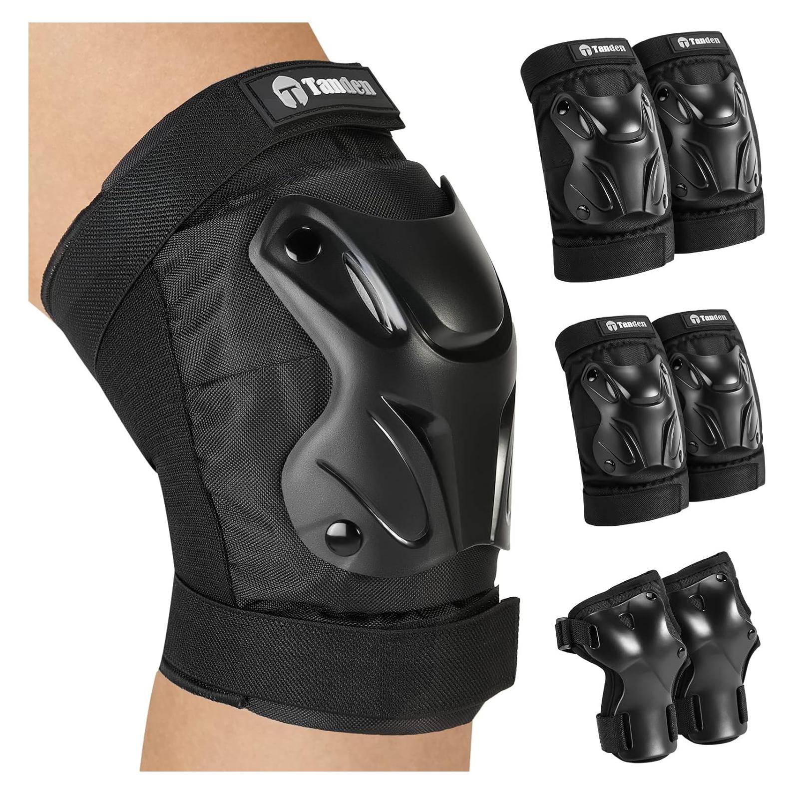 Equipo de Protección Tanden para Patinaje Adultos - Rodilleras, Codilleras y Muñequera