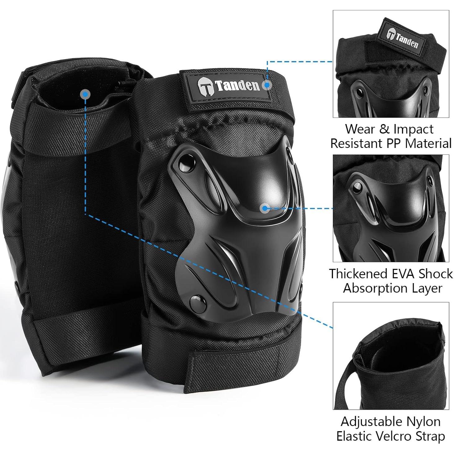 Equipo de Protección Tanden para Patinaje Adultos - Rodilleras, Codilleras y Muñequera