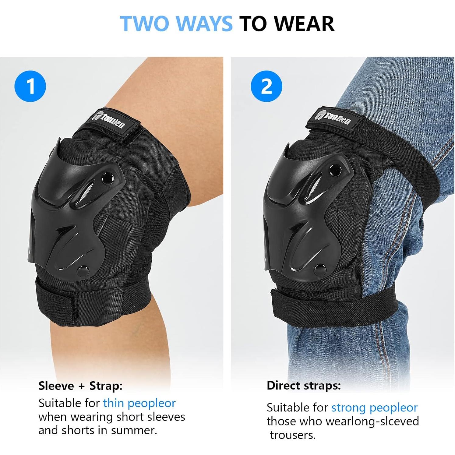 Equipo de Protección Tanden para Patinaje Adultos - Rodilleras, Codilleras y Muñequera