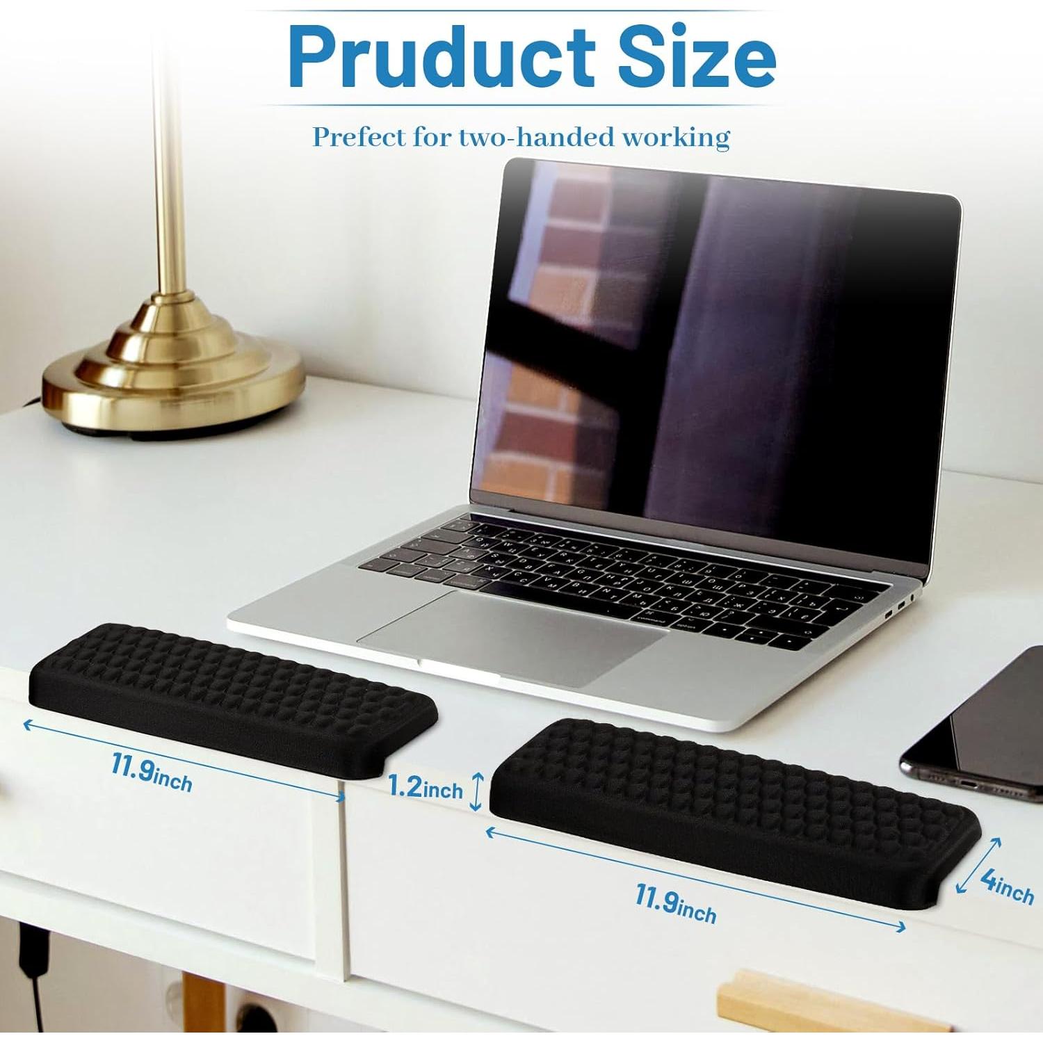 Cojín Reposamuñecas Ergonómico Fitlyiee en Forma de L