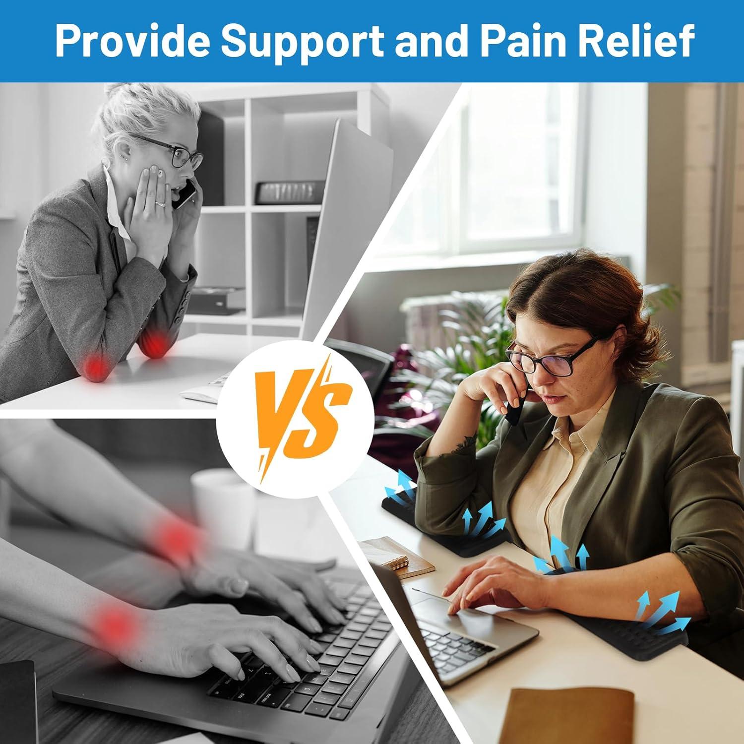 Cojín Reposamuñecas Ergonómico Fitlyiee en Forma de L