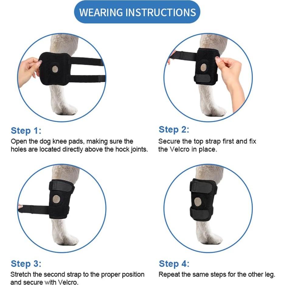 Protector de Codo para Perros RDOPODNJ - Almohadillas SBR