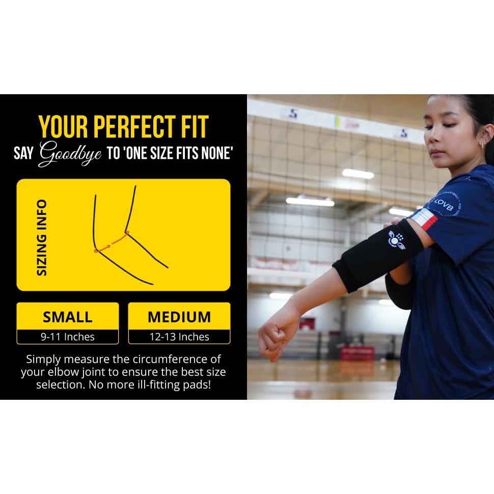 Protectores de Codo Voleibol Baylee y Yo - Espuma 10 mm