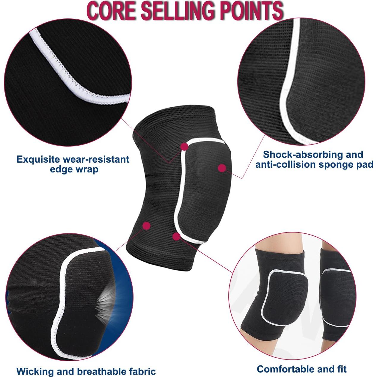 Rodilleras y Codilleras YINXIAQIYE Medianas Negras