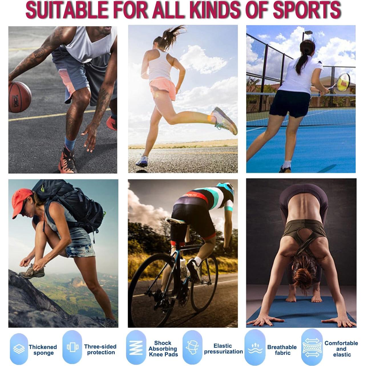 Rodilleras y Codilleras YINXIAQIYE Medianas Negras