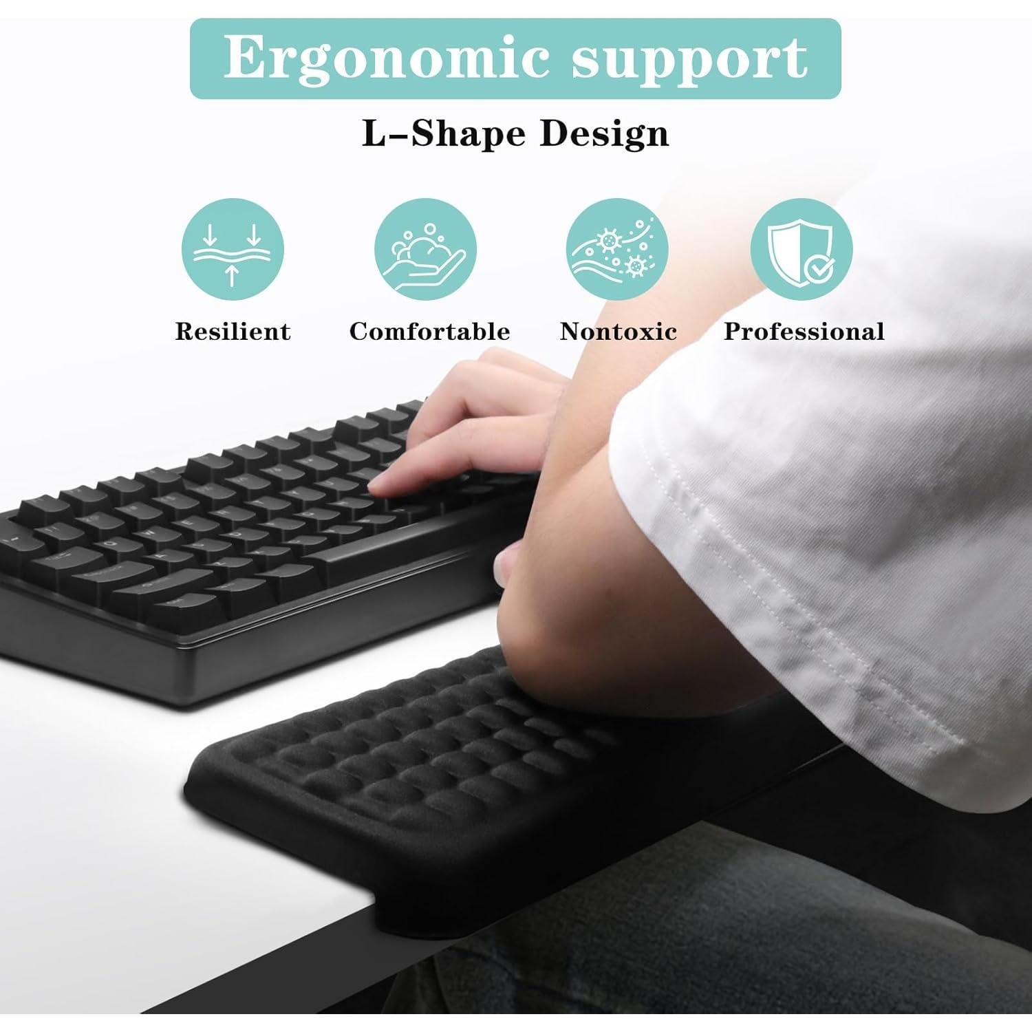 Almohadilla Ergonómica de Escritorio CFHYZAZNCL 30x10 cm