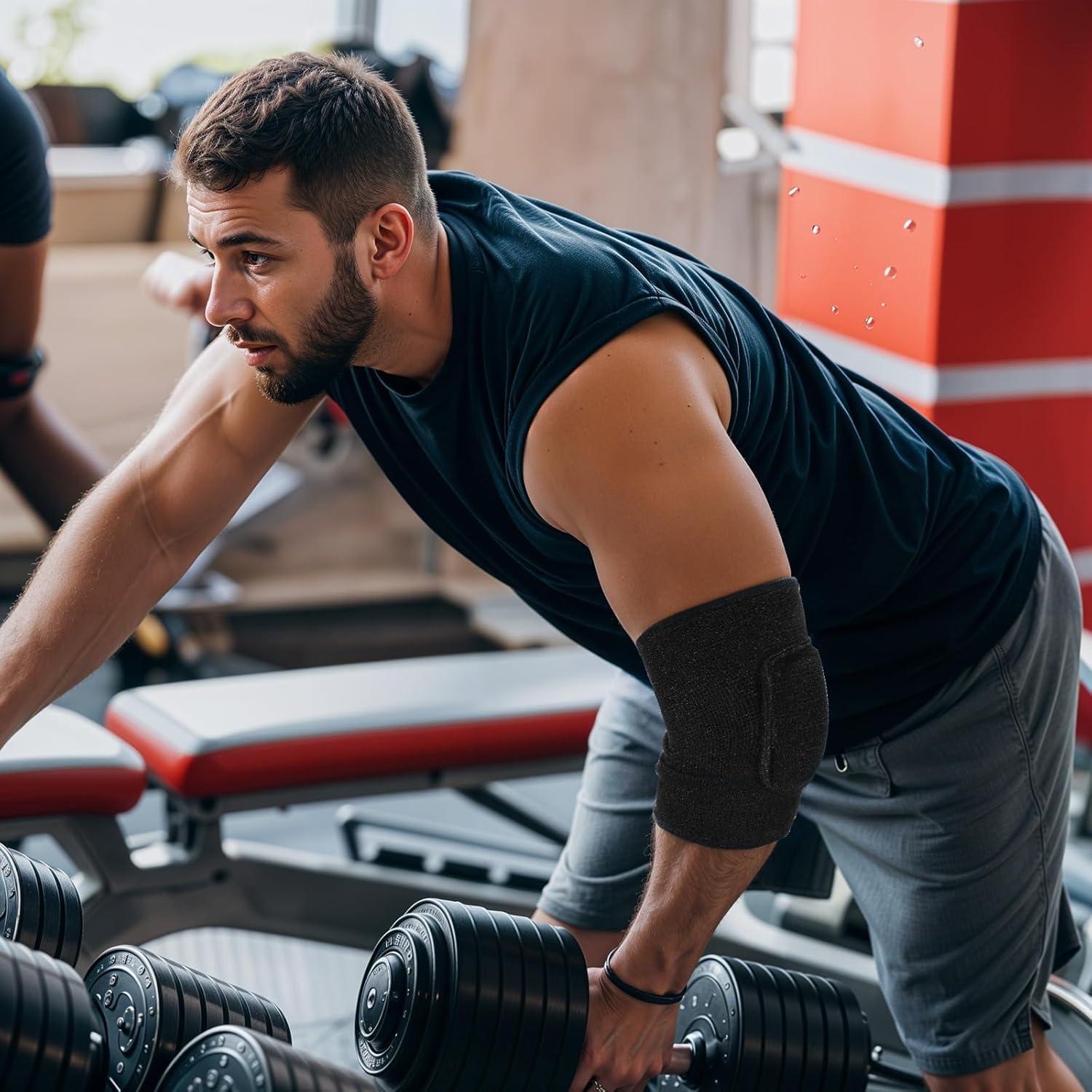 Protectores de Codo Tucnoeu Ajustables Transpirables Negro