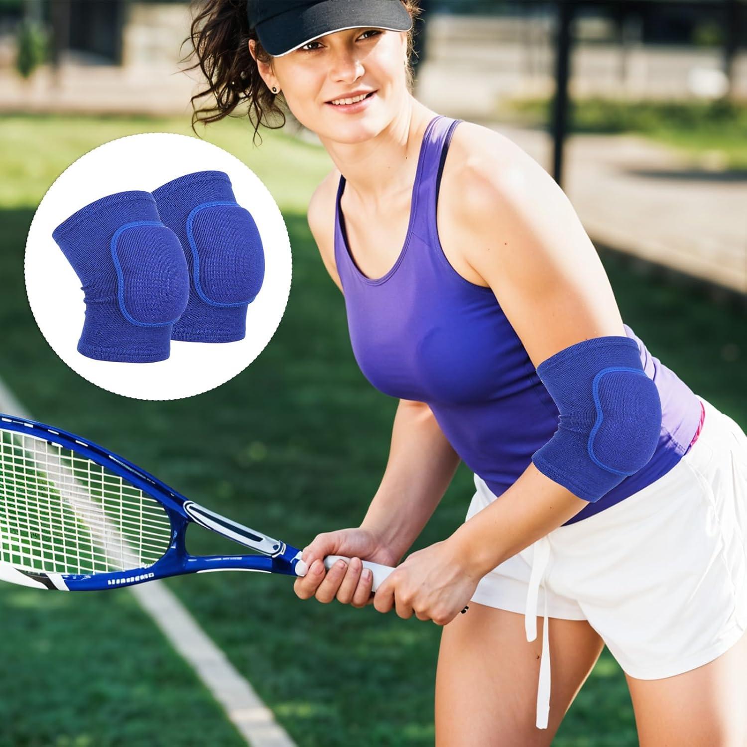 Funda de Brazo Compresiva EVA Azul para Codo - Soporte Fitness