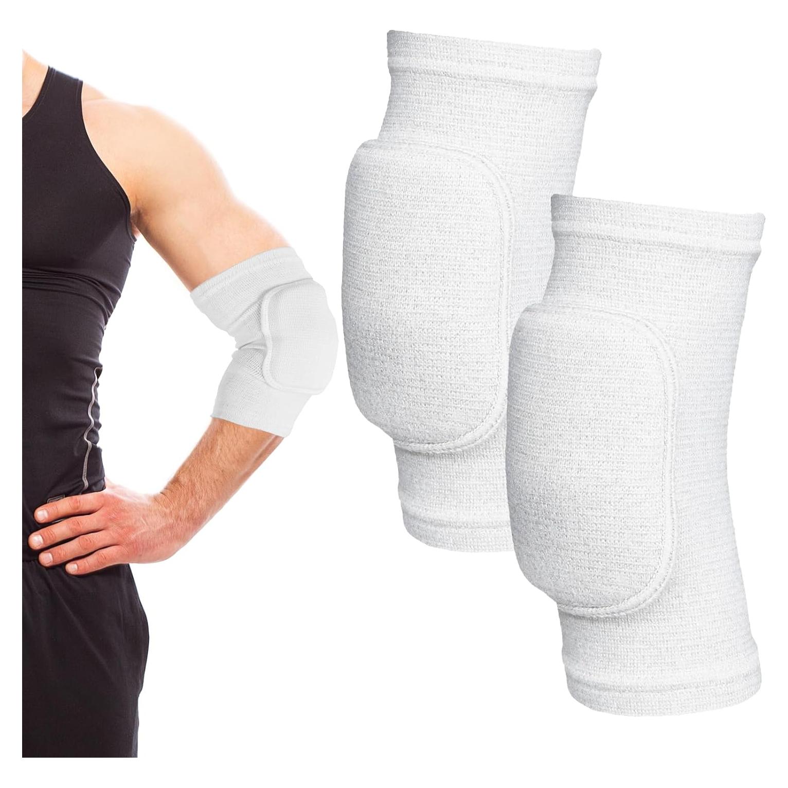 Muñequera de Voleibol Cobee - Soporte para Codo Blanco