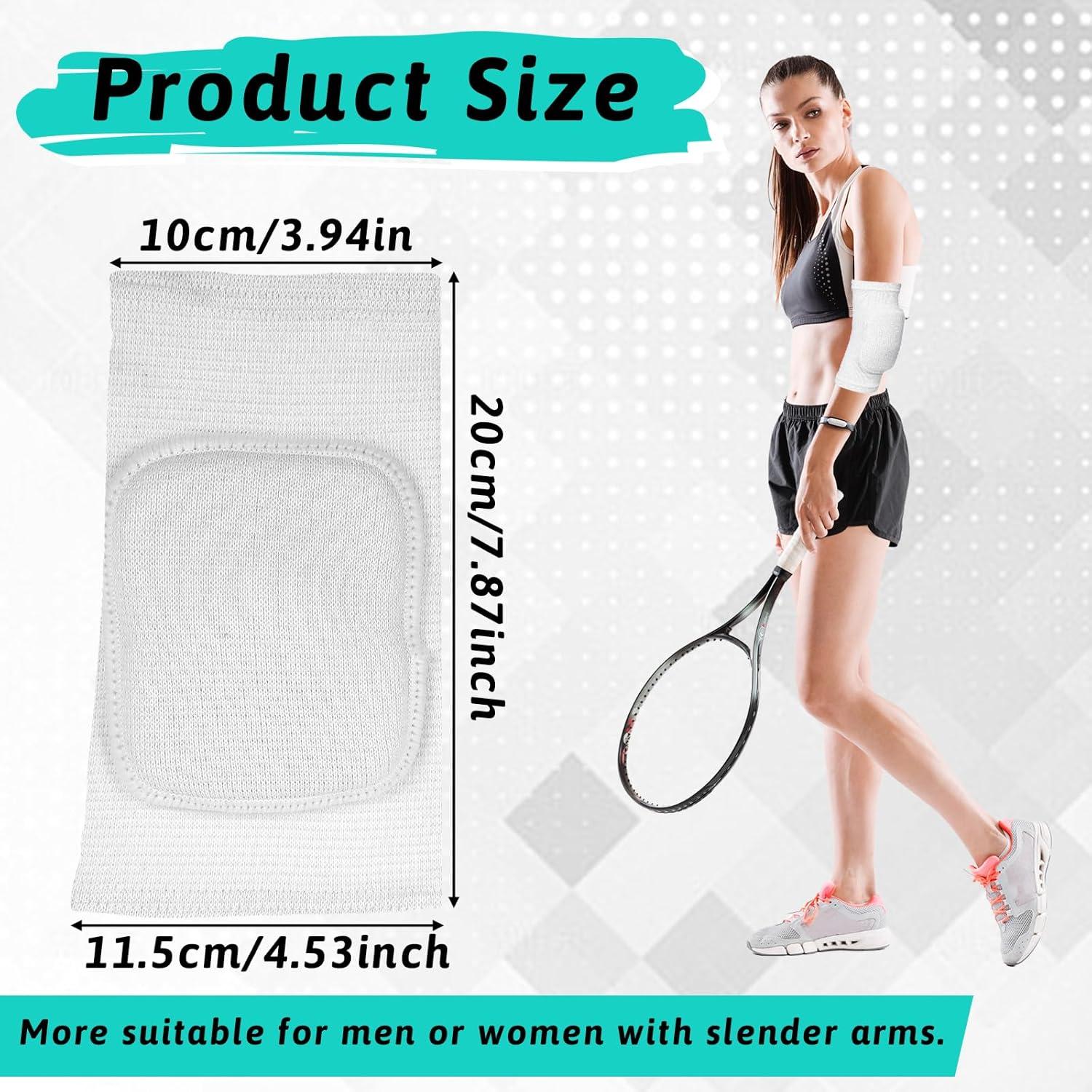 Muñequera de Voleibol Cobee - Soporte para Codo Blanco