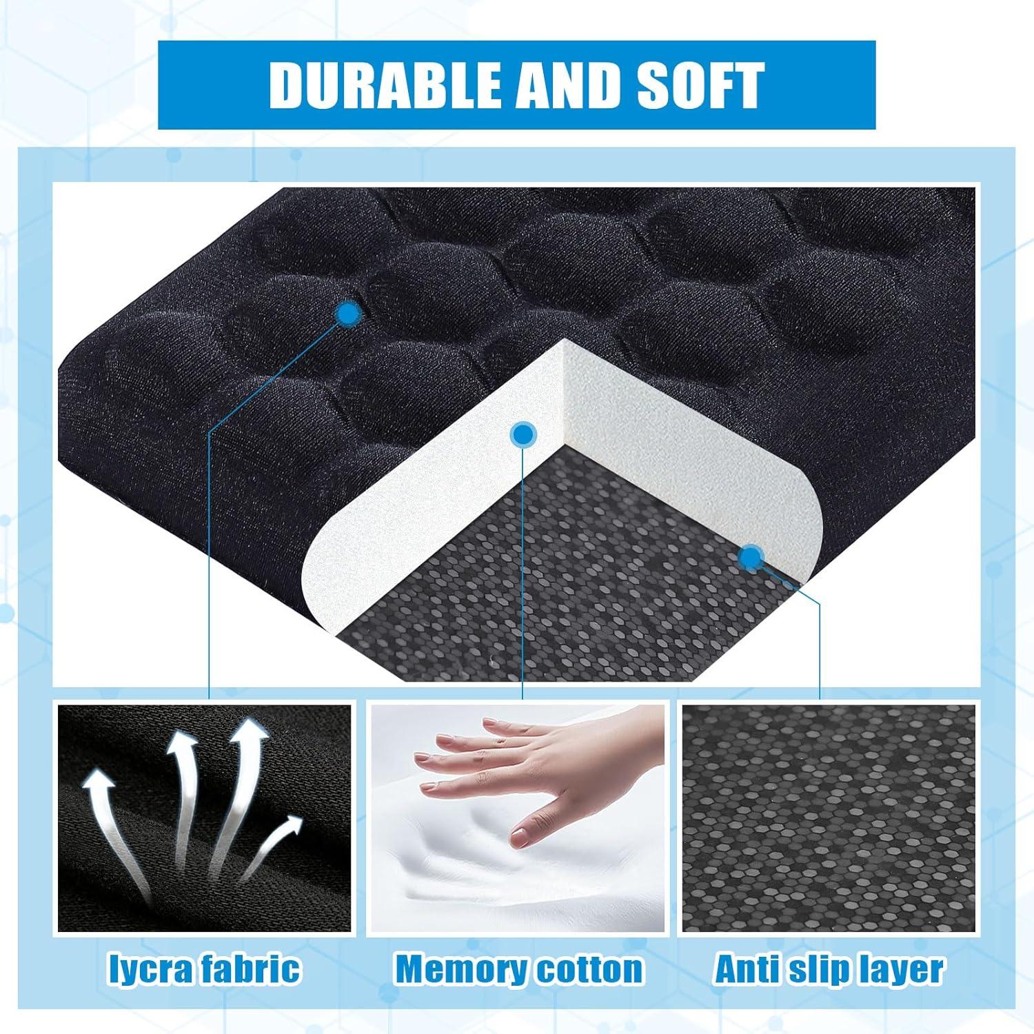 Almohadillas Ergonómicas para Escritorio en Forma de L Drounphi - Paquete de 2