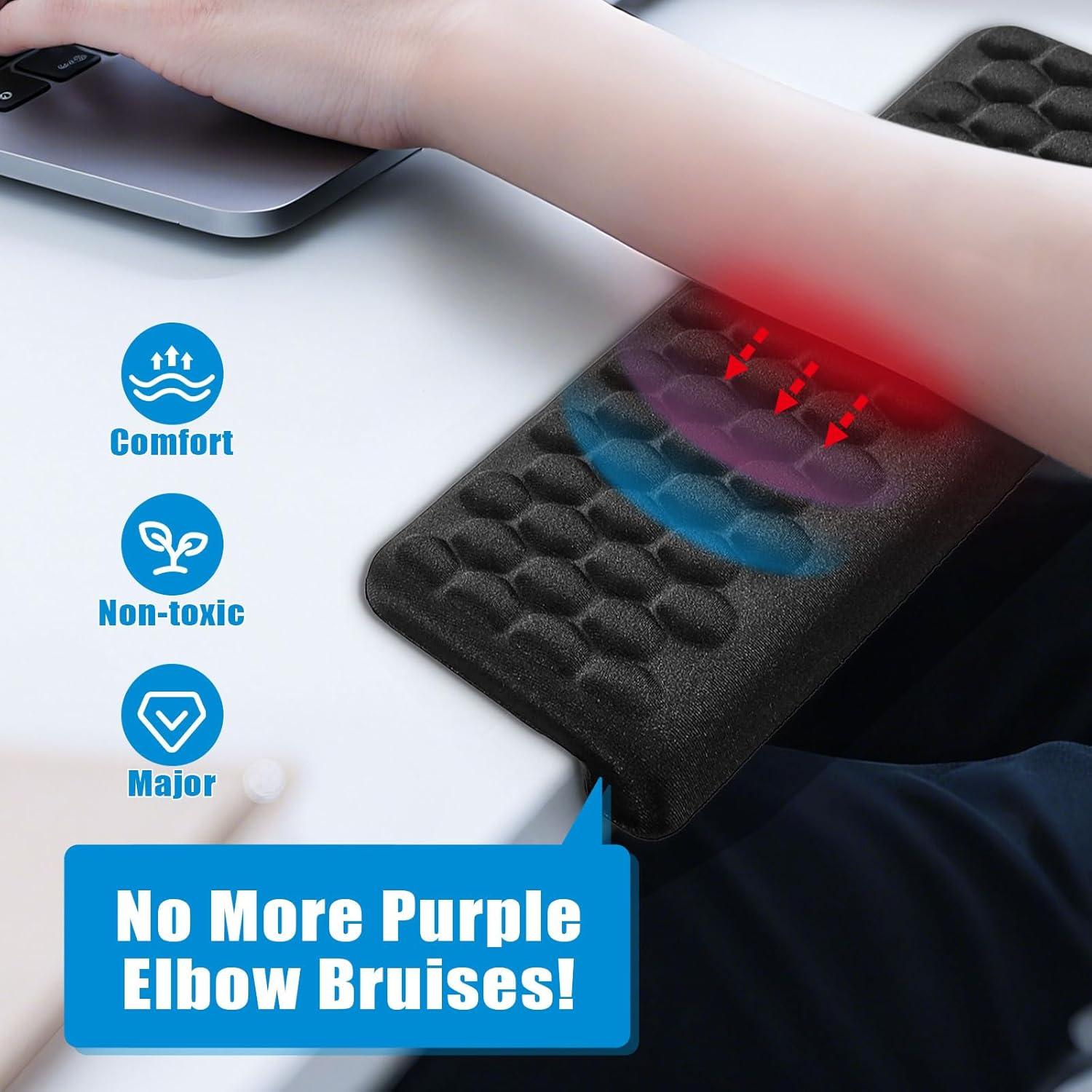 Almohadillas Ergonómicas para Escritorio en Forma de L Drounphi - Paquete de 2