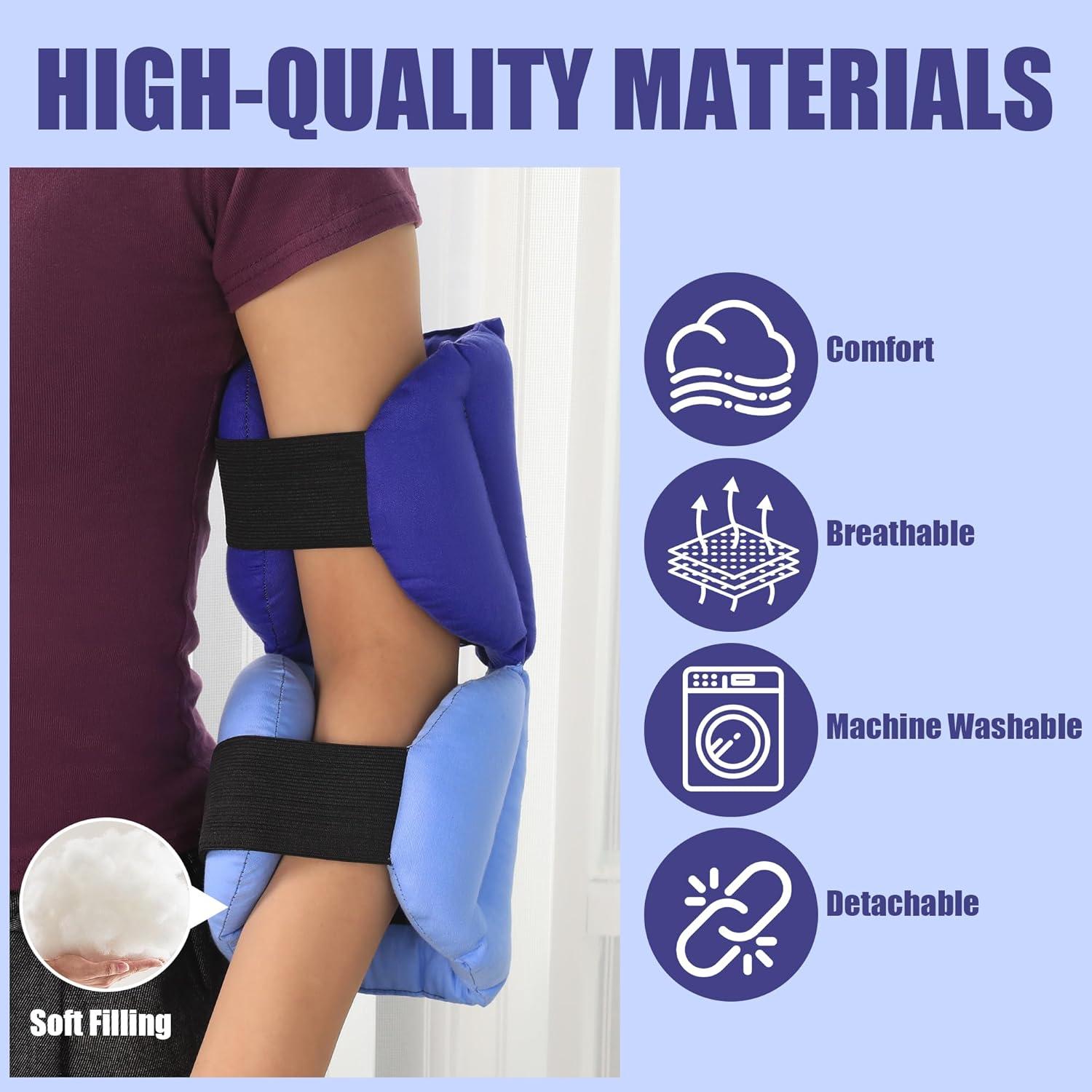 Protectores de Codo ROYALAY con 2 Paquetes de Hielo - Almohadillas para Ancianos