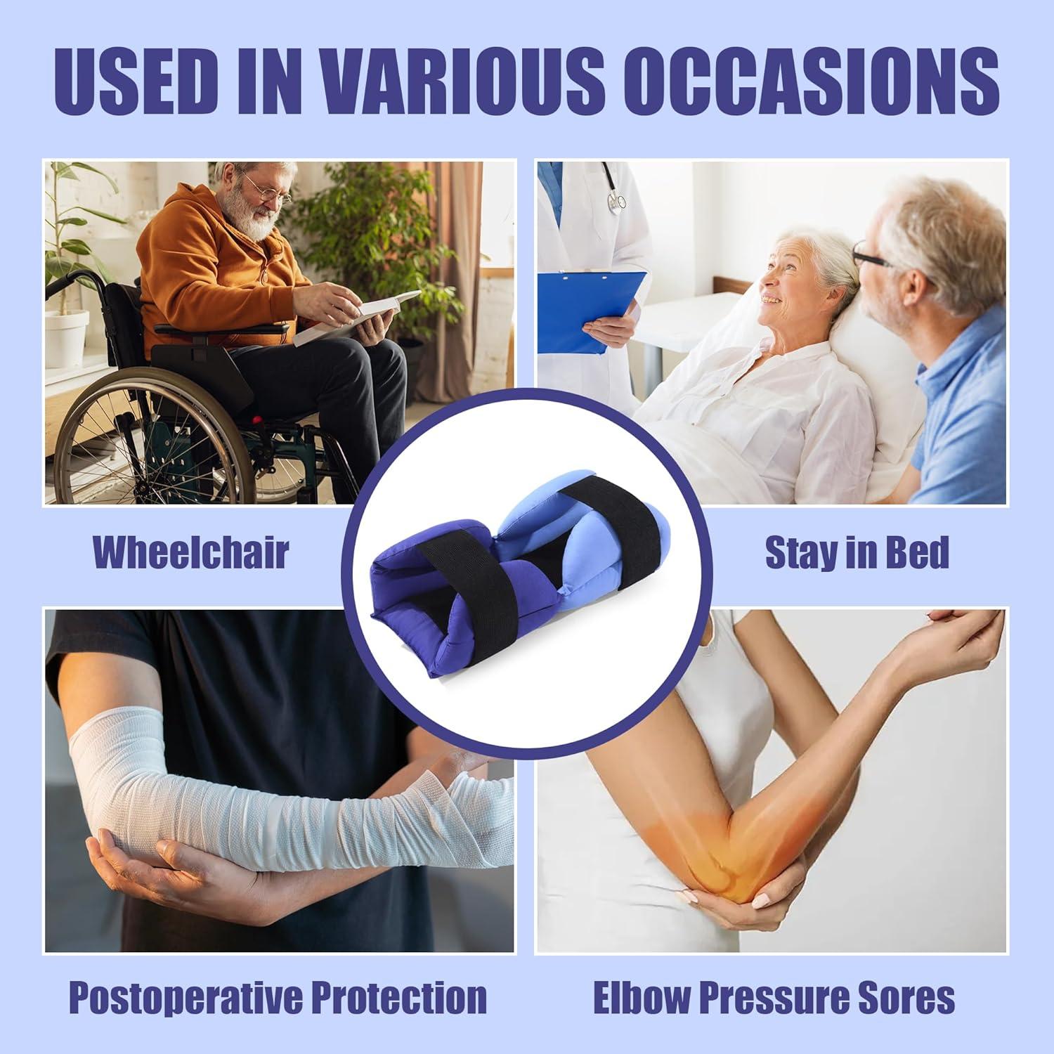 Protectores de Codo ROYALAY con 2 Paquetes de Hielo - Almohadillas para Ancianos