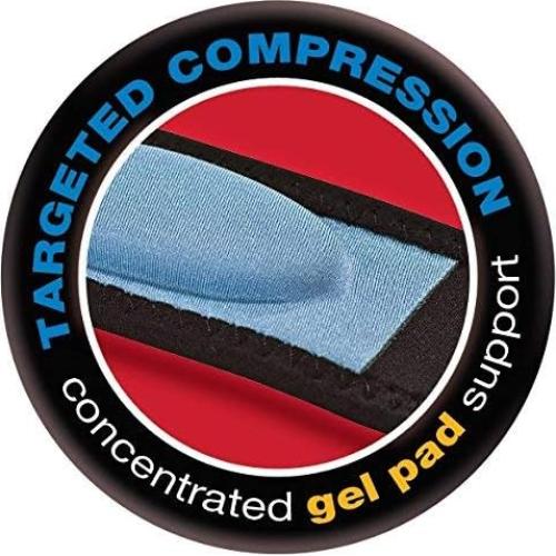 Soporte para codo de tenis Mueller con almohadilla de gel, negro