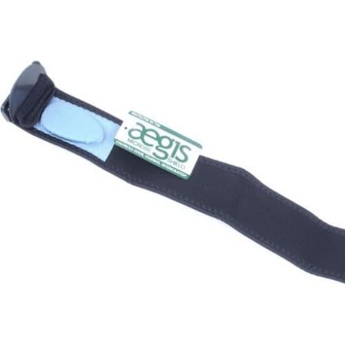 Soporte para codo de tenis Mueller con almohadilla de gel, negro