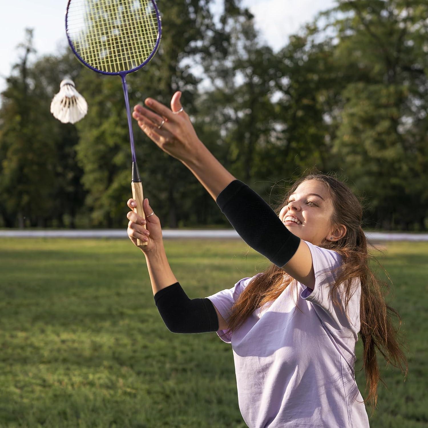 Mangas de Compresión para Codo COMNICO - 2 Pares, Negro