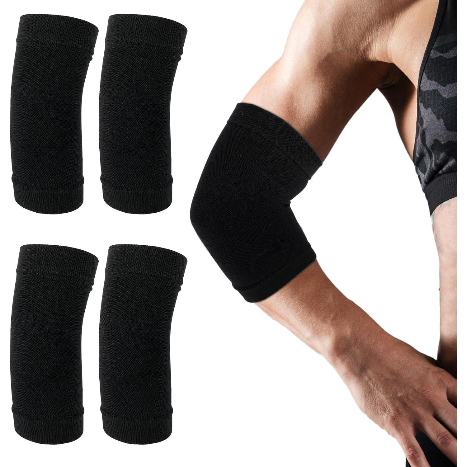 Mangas de Compresión para Codo COMNICO - 2 Pares, Negro