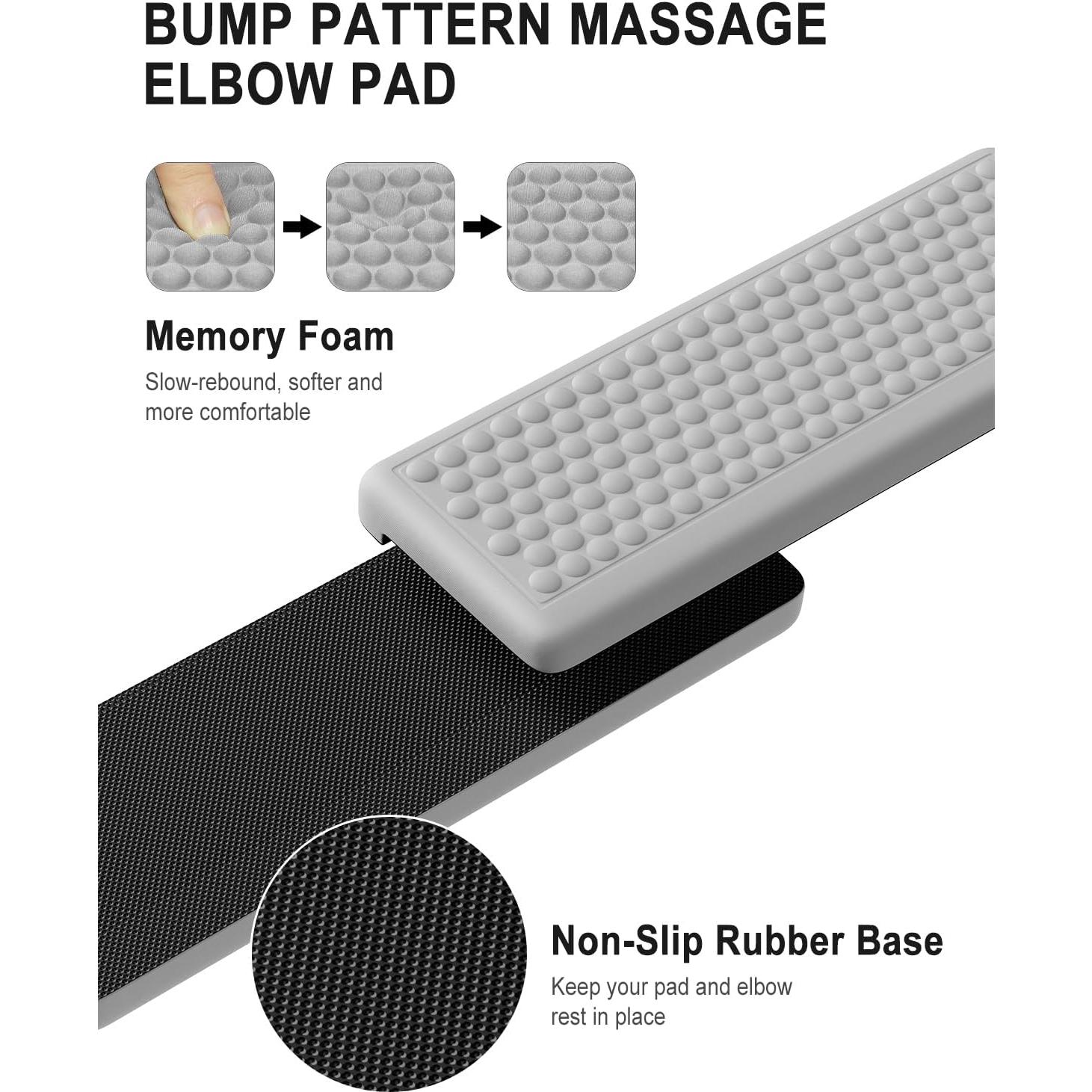 Almohadillas para Codos Ergonómicas Hsurbtra 30x10 cm - 2 Piezas