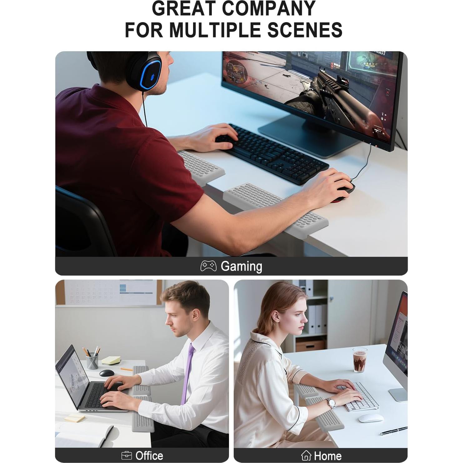 Almohadillas para Codos Ergonómicas Hsurbtra 30x10 cm - 2 Piezas