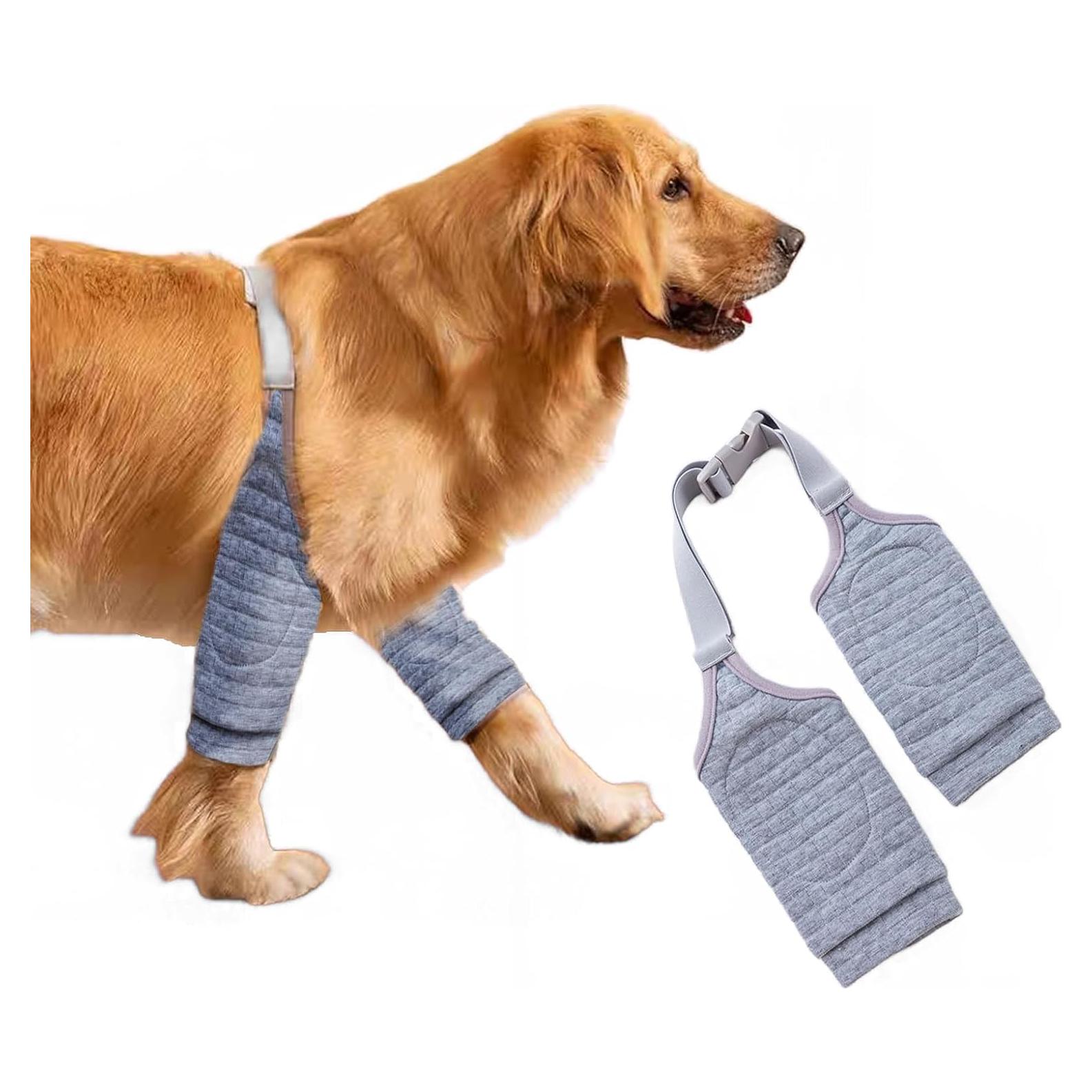 Almohadilla Protectora para Codos de Perro MANON ROSA Grande Gris