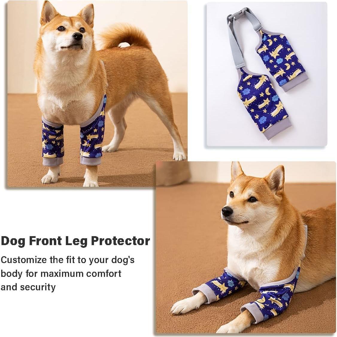 Almohadilla Protectora para Codos de Perro MANON ROSA Grande Gris