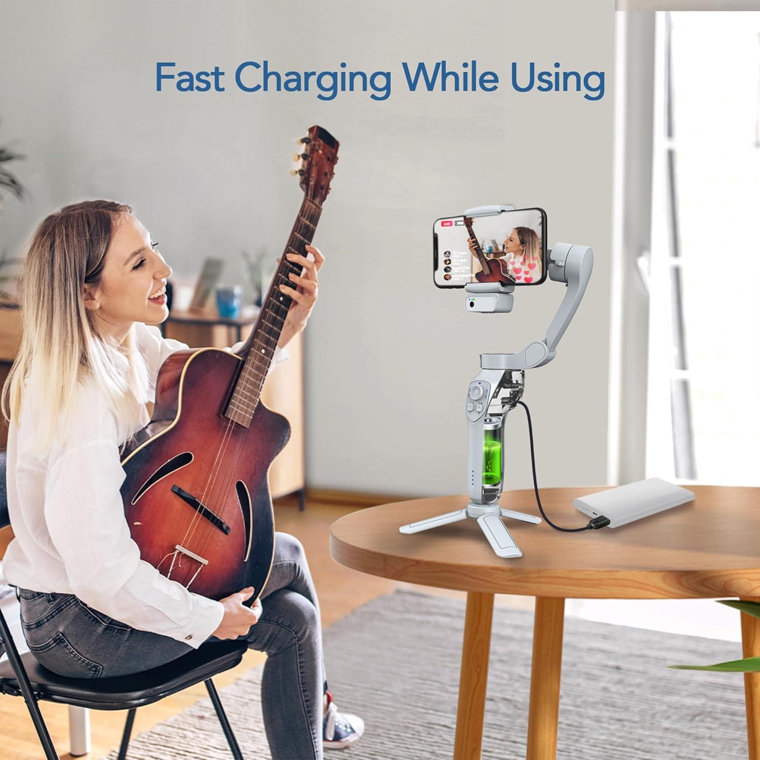 Gimbal Estabilizador de Teléfono JCROBOT L7C Pro Plus 3 Ejes