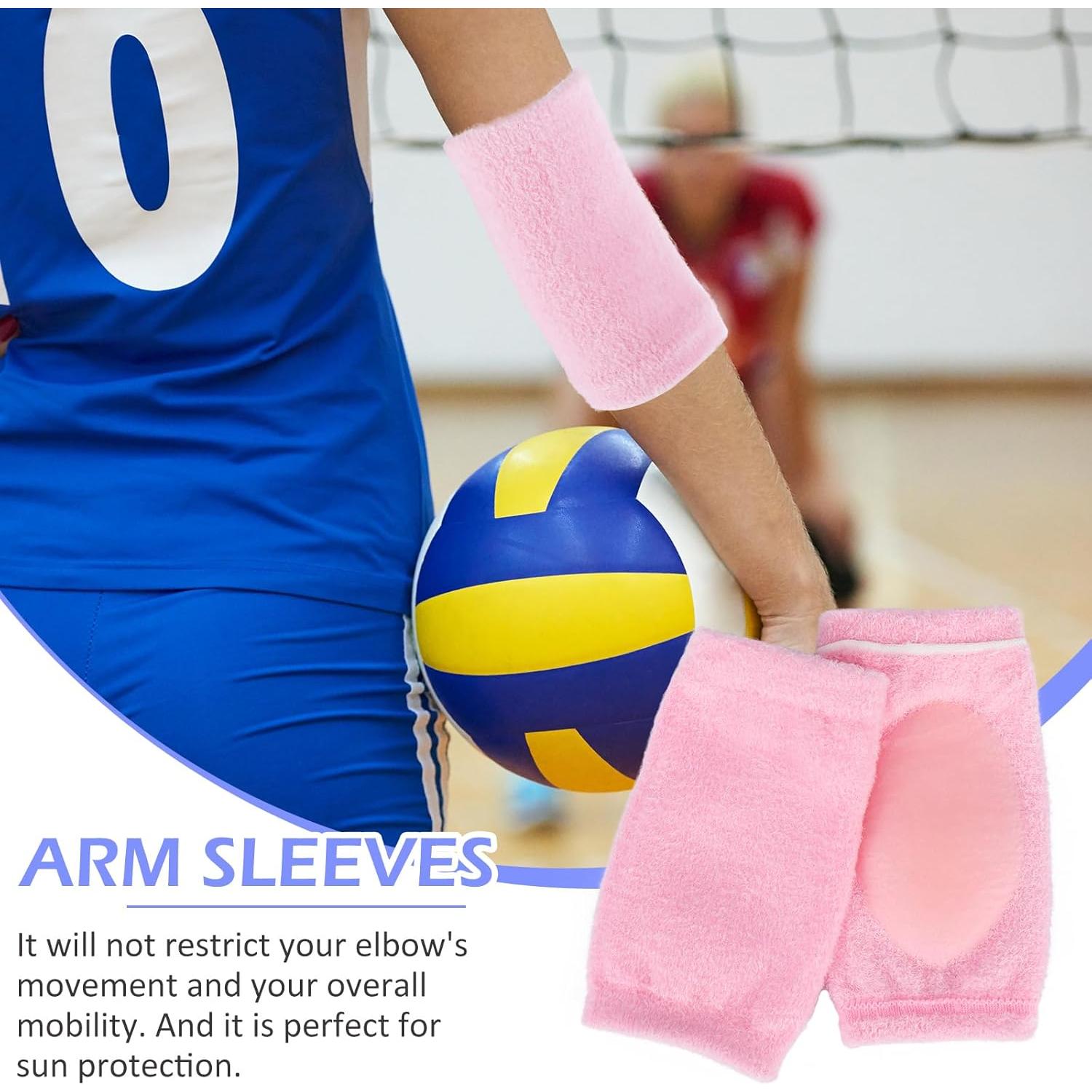 Mangas Hidratantes para Codo YBEATY 2 Pares Gel Suave Rosa/Azul